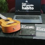 Imágenes exhibición del proyecto narrativo Con una canción habito